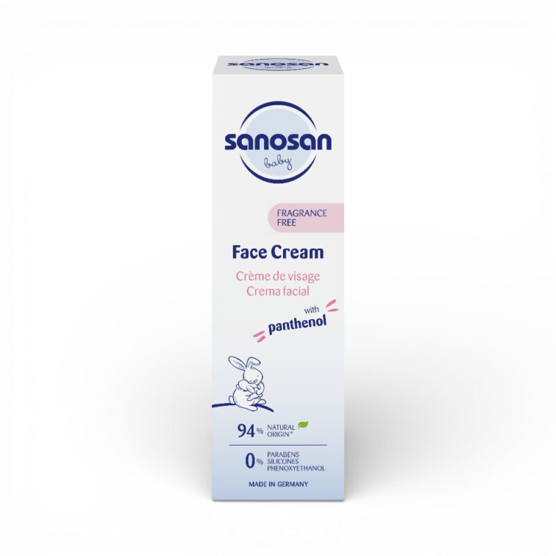 Cremă de față pentru copii cu aplicator pompita, 50 ml, sanosan