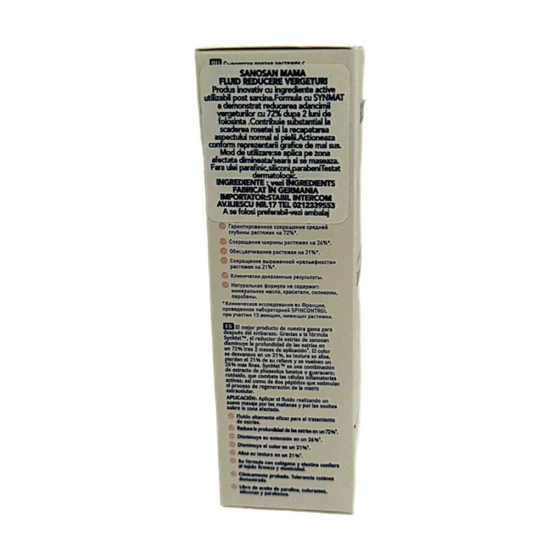 Cremă antivergeturi sanosan mama, 175 ml