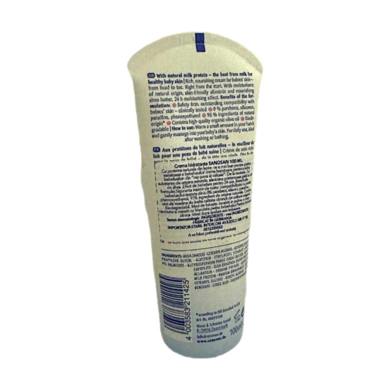 Cremă hidratantă pentru copii, 100 ml, sanosan