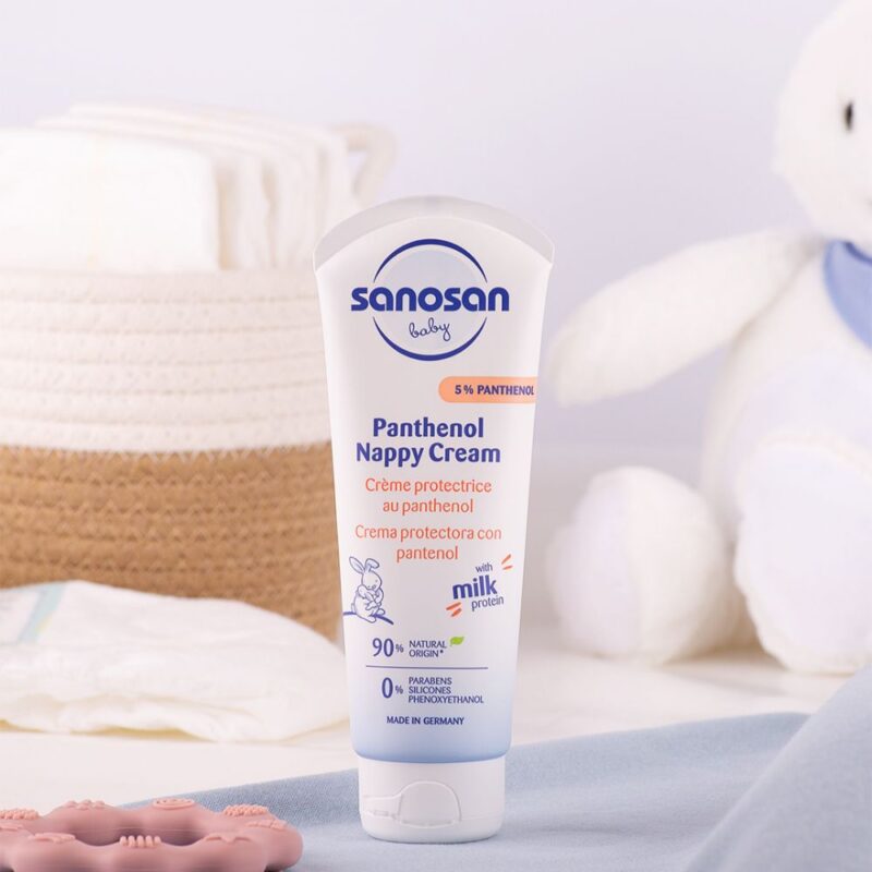 Cremă scutec panthenol sanosan baby, 100 ml