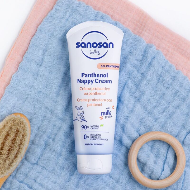 Cremă scutec panthenol sanosan baby, 100 ml