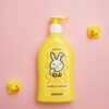 Gel de duș și șampon 2 în 1 cu aromă de banane, 400 ml, sanosan
