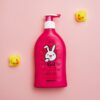 Gel de duș și șampon 2 în 1 cu aromă de zmeură, 400 ml, sanosan