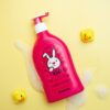 Gel de duș și șampon 2 în 1 cu aromă de zmeură, 400 ml, sanosan