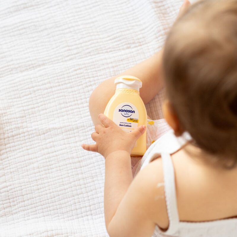 Loțiune pentru copii cu protecție solară spf 50+, 100 ml, sanosan