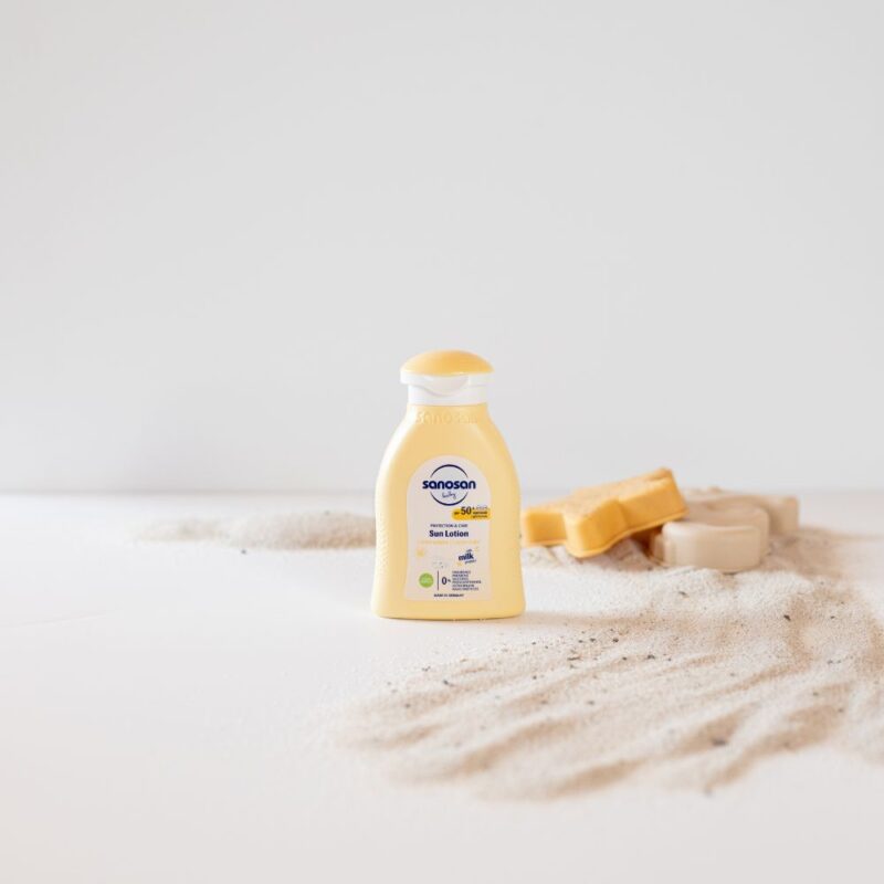 Loțiune pentru copii cu protecție solară spf 50+, 100 ml, sanosan