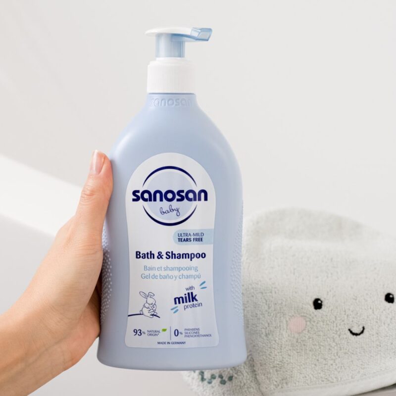 Spumant și șampon pentru copii, 500 ml, sanosan