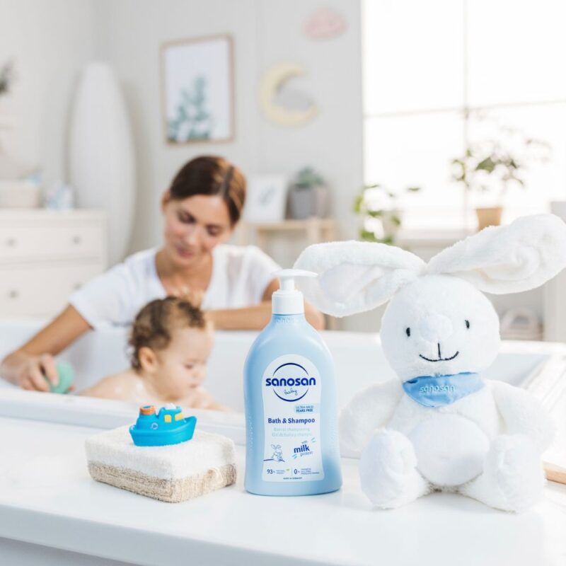 Spumant și șampon pentru copii, 500 ml, sanosan
