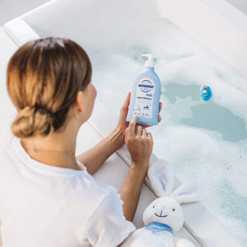 Spumant și șampon pentru copii, 500 ml, sanosan