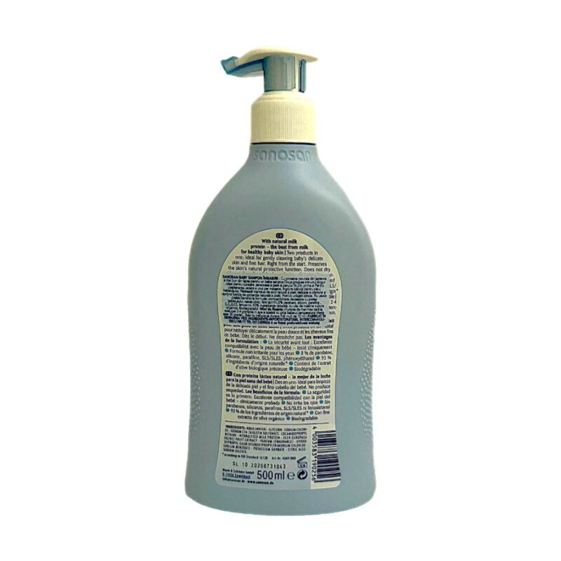 Spumant și șampon pentru copii, 500 ml, sanosan